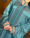 2 pieces Moroccan Jellaba Dress - Ramadan Collection 2025 Jallaba, Classy Embroidered Moroccan Djellaba - Eid al Fitr Jalaba for Women