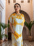 Orange Moroccan Kaftan Maxi Dress