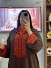 2 pieces Moroccan Jellaba Dress - Summer Collection 2025 Jallaba, Classy Embroidered Moroccan Djellaba - Eid Jalaba for Women