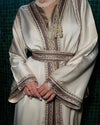 Custom made Moroccan Caftan Wedding Dress – Personalised Takchita, Handcrafted 2 pieces Caftan Nikah Embroidery - Qamis Kaftan Dress Ramadan