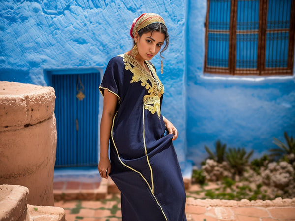Beach vacation Moroccan Summer Kaftan Dress for Women
