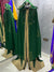 Green Moroccan Caftan Dress, Caftan for Women, Islamic Wedding, Moroccan Takchita Handmade Standard Size, Wedding Dress, Henna Nikah Dress