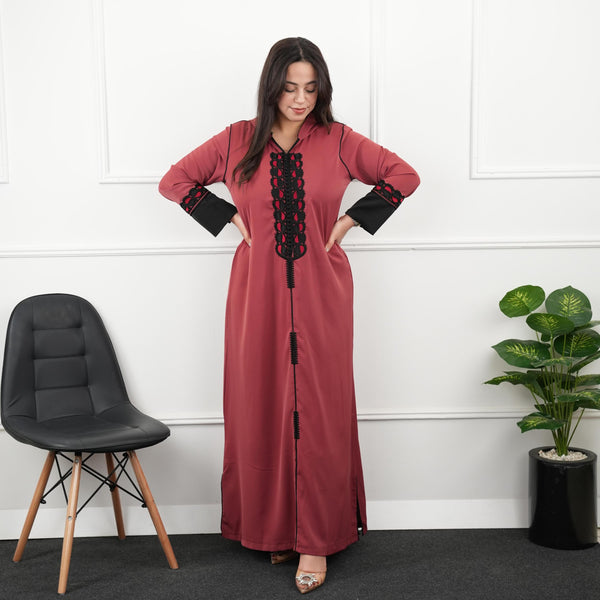 Ramadan Collection Moroccan Jellaba Size S to XXXL, Women's Jellaba, Embroidered Moroccan Jallaba, Ramadan Gift for Women - Eid al Fitr