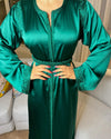 Elegant Moroccan Caftan Wedding Dress – Personalised Luxury Takchita, Handcrafted Caftan with Embroidery - made to order Nikah Dress - Gift