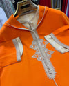 2 pieces Moroccan Jellaba, Djellaba for Women Collection 2025, Cross stitch Embroidery Hooded Kaftan, Arabic Jellaba - Bride Jallaba Nikah