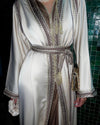 Custom made Moroccan Caftan Wedding Dress – Personalised Takchita, Handcrafted 2 pieces Caftan Nikah Embroidery - Qamis Kaftan Dress Ramadan