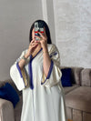 Handmade Moroccan Caftan Takchita for Eid, Nikkah & Engagement Dress| Embroidered Islamic Dress, Perfect Eid Gift, Elegant Arabic Outfit
