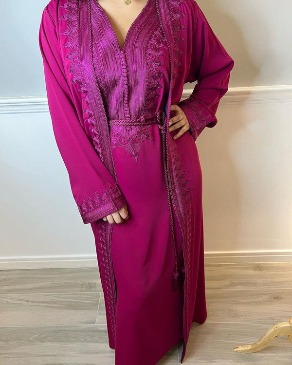 Custom Moroccan Caftan Wedding Dress – Personalised Luxury Takchita, Handcrafted Caftan Nikah Embroidery - made to order Kaftan Dress