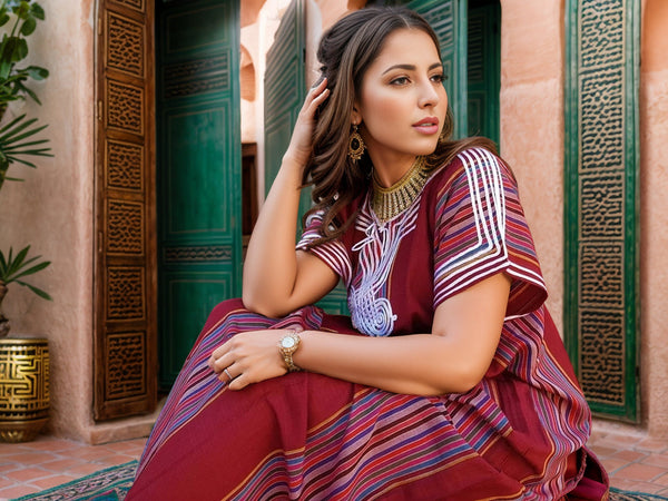 Elegant Resort Wear or Vacation Outfit from Marrakech