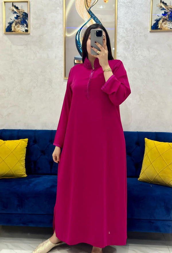2 pieces Moroccan Jellaba Dress - Summer Collection 2025 Jallaba, Classy Embroidered Moroccan Djellaba - Eid Jalaba for Women
