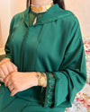 Moroccan Jellaba 2 pieces, Djellaba for Women Collection 2025, Cross stitch Embroidery Hooded Kaftan, Arabic Jellaba all Sizes dress