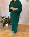 Moroccan Jellaba 2 pieces, Djellaba for Women Collection 2025, Cross stitch Embroidery Hooded Kaftan, Arabic Jellaba all Sizes dress