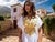 White Moroccan Caftan Maxi Dress for Women – Elegant Handmade Long Kaftan