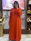 2 pieces Moroccan Jellaba Dress - Summer Collection 2025 Jallaba, Classy Embroidered Moroccan Djellaba - Eid Jalaba for Women